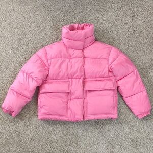Barbie Bubblegum Pink Puffer Jacket NVLT